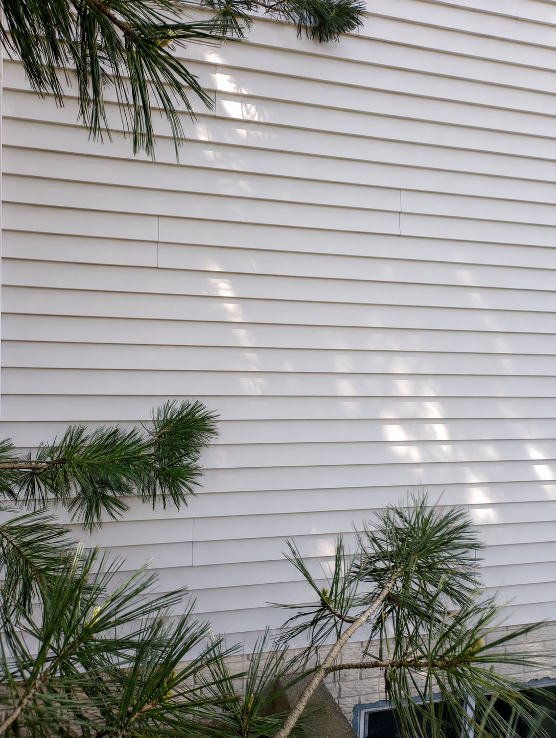 Concrete surface after pressure washing